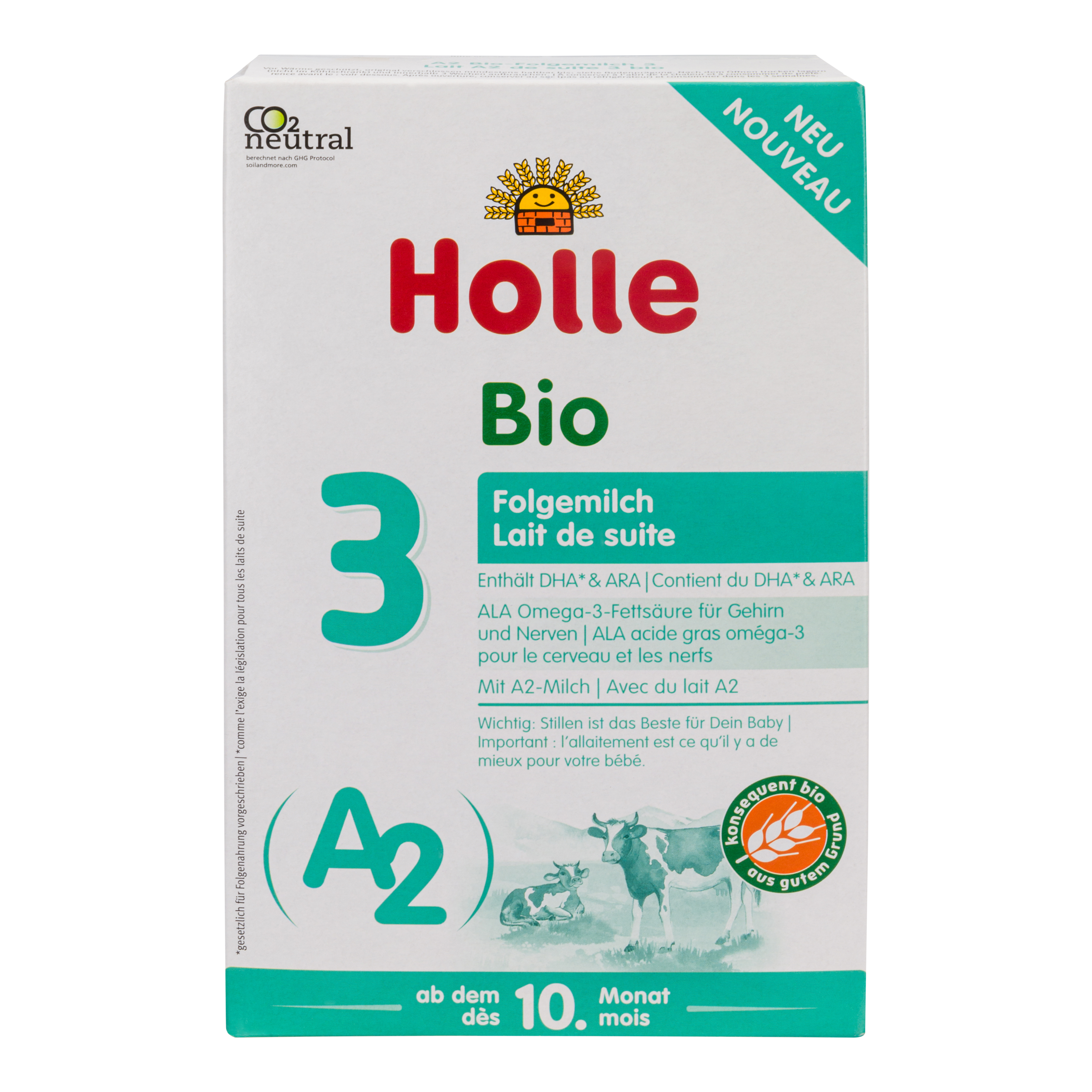 Holle Bio PRE Anfängermilch 400g 粉ミルク×3箱 Holle Organic 3 Holle Bio PRE Anfängermilch 400g 粉ミルク×3箱 Holle Organic 3