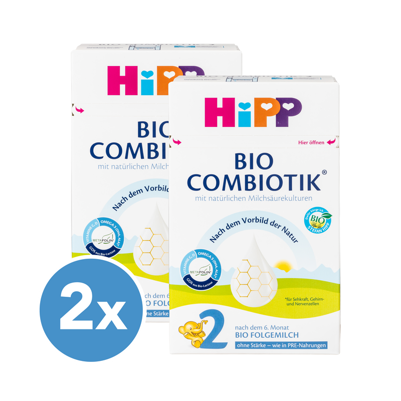 HiPP German Bio Combiotic Stage 2 (No Starch) Cow Milk Formula