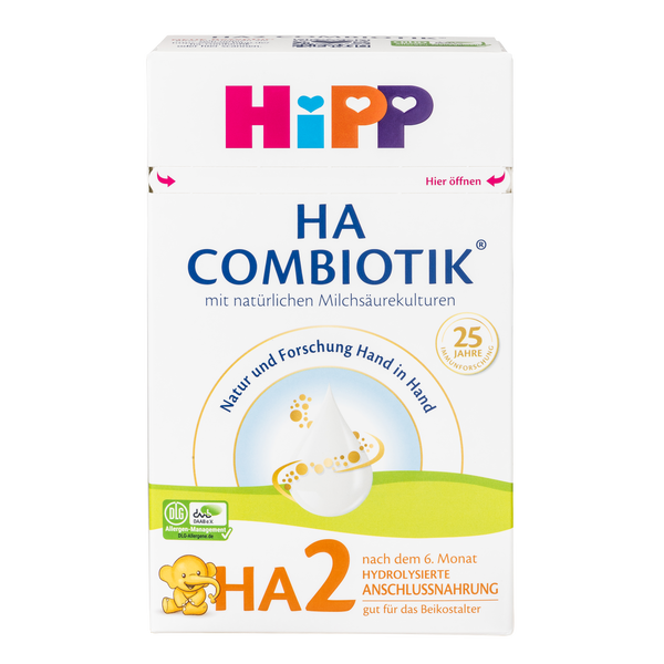 HiPP German Hypoallergenic Stage 2 Cow Milk Formula (600 gr. / 21 oz.)