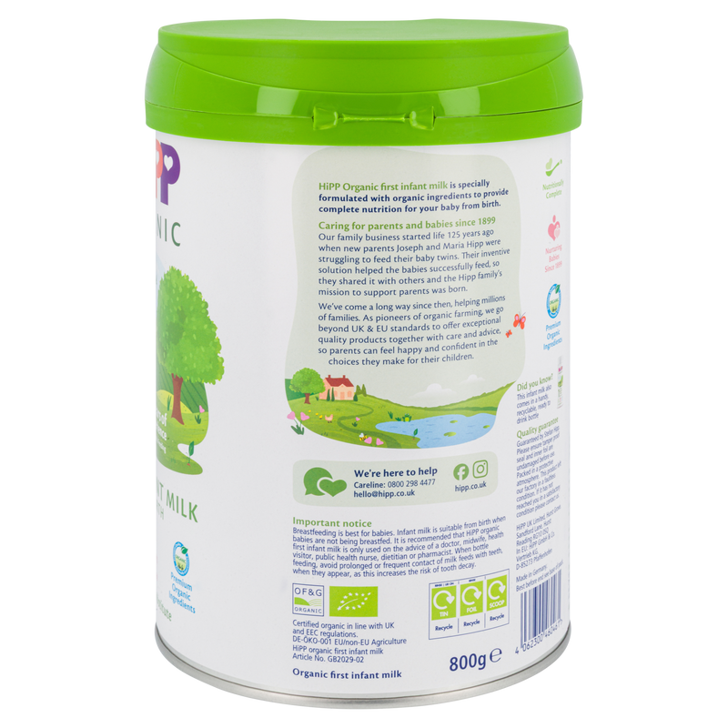 HiPP UK Bio Combiotik Stage 1 Cow Milk Baby Formula