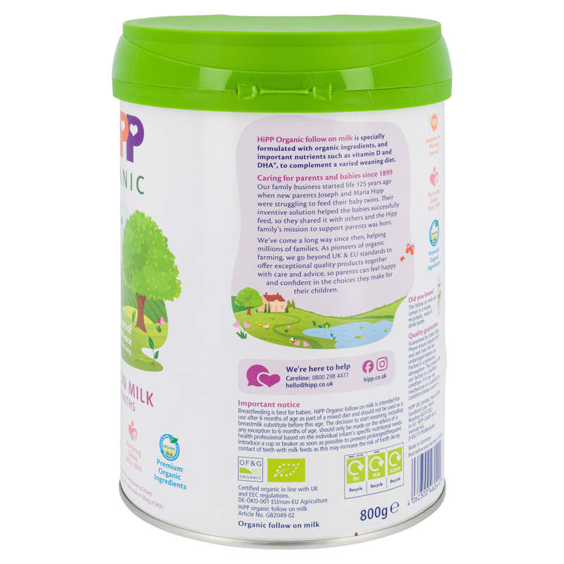 HiPP UK Bio Combiotik Stage 2 Cow Milk Baby Formula