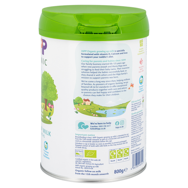 HiPP UK Bio Combiotik Stage 3 Cow Milk Baby Formula