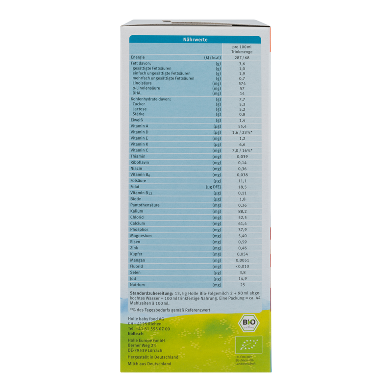 Holle German Cow Milk Formula