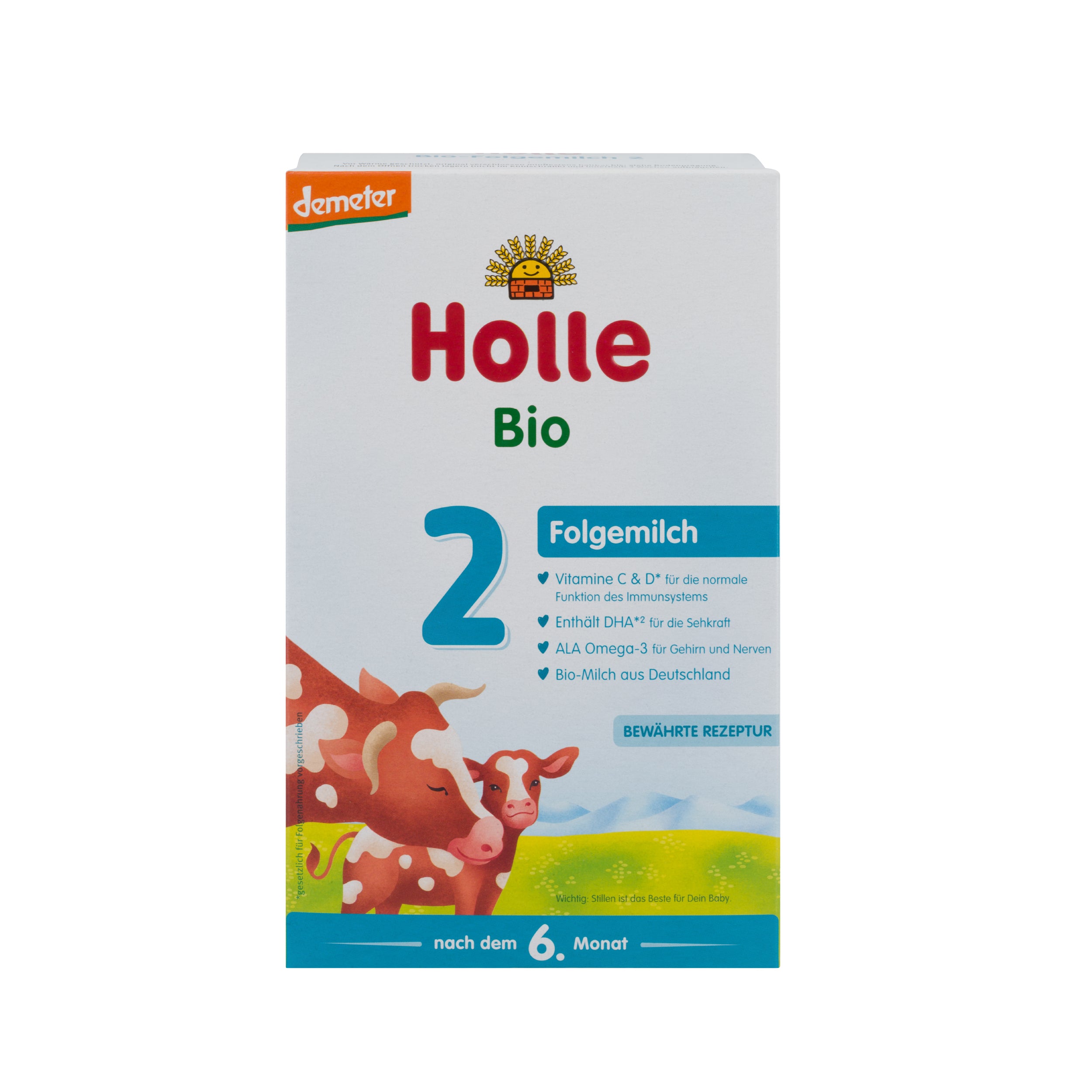 【かー】(5/22〜発送)Holle Organicフォローオンミルク2箱 ホレ ヤギ Step1 2箱 オーガニック 粉ミルク Holle Bio やぎ