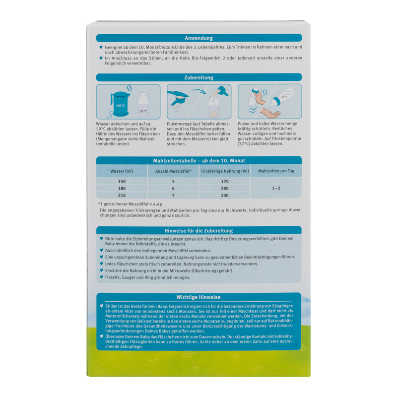 Holle German Cow Milk Formula