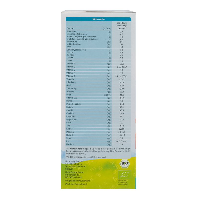 Holle German Stage 4 Cow Milk Formula