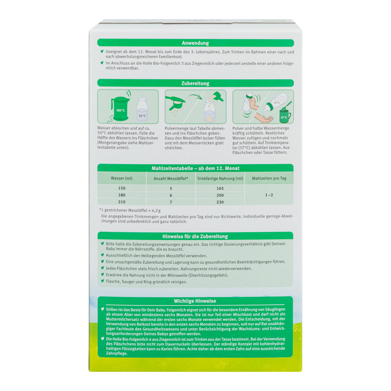 Holle German Stage 4 Goat Milk Formula