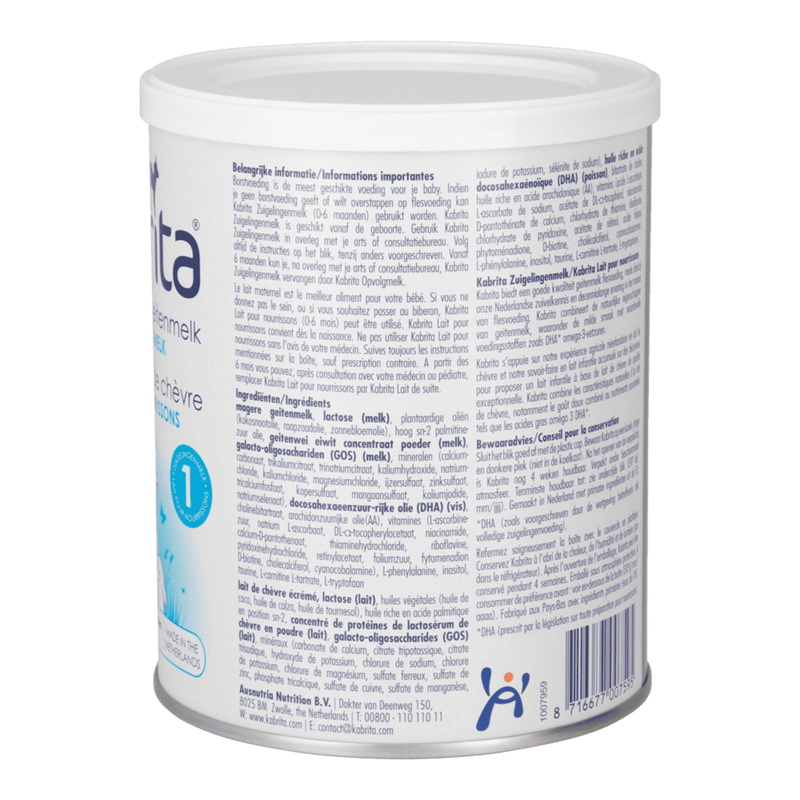 Kabrita Goat Milk Baby Formula (400 gr. / 14 oz.)