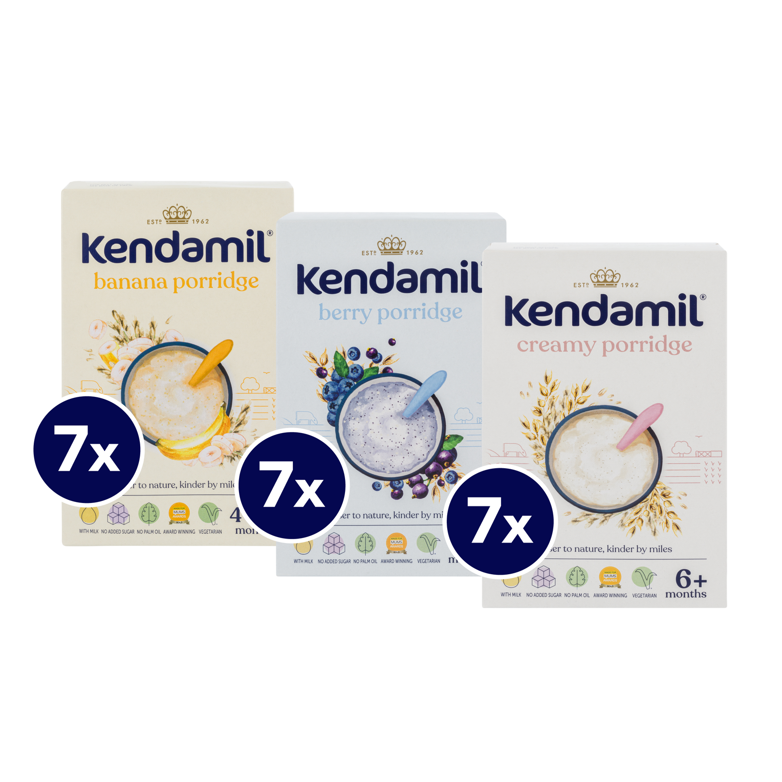 Kendamil Porridge Bundle up Save 30% on Kendamil Porridge