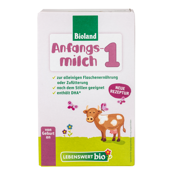 Lebenswert Bioland Cow Milk Baby Formula