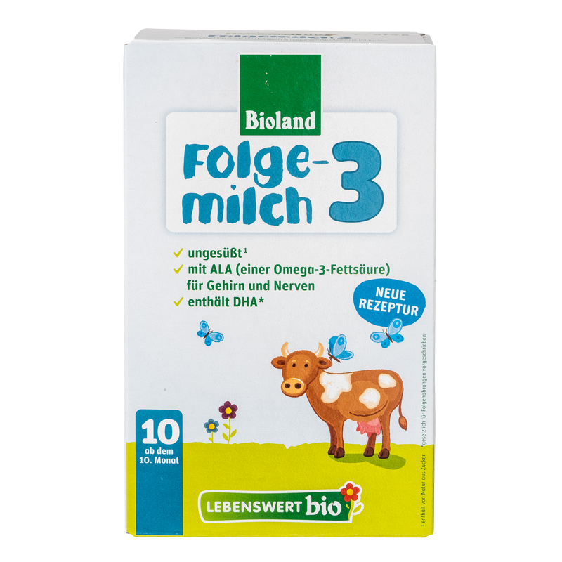 Lebenswert Bioland Stage 3 Cow Milk Formula (475 gr. / 17 oz.)