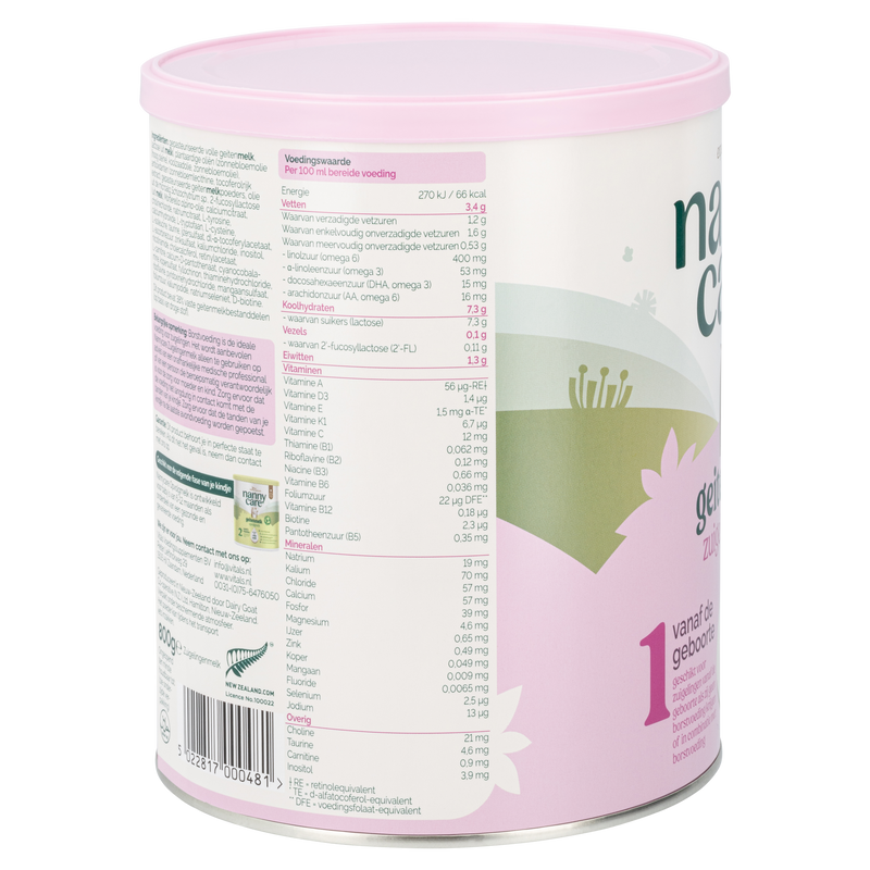 Nannycare Stage 1 Goat Milk Baby Formula